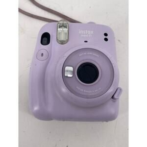 Fujifilm Instax Mini 11 Instant Camera Purple Tested Working